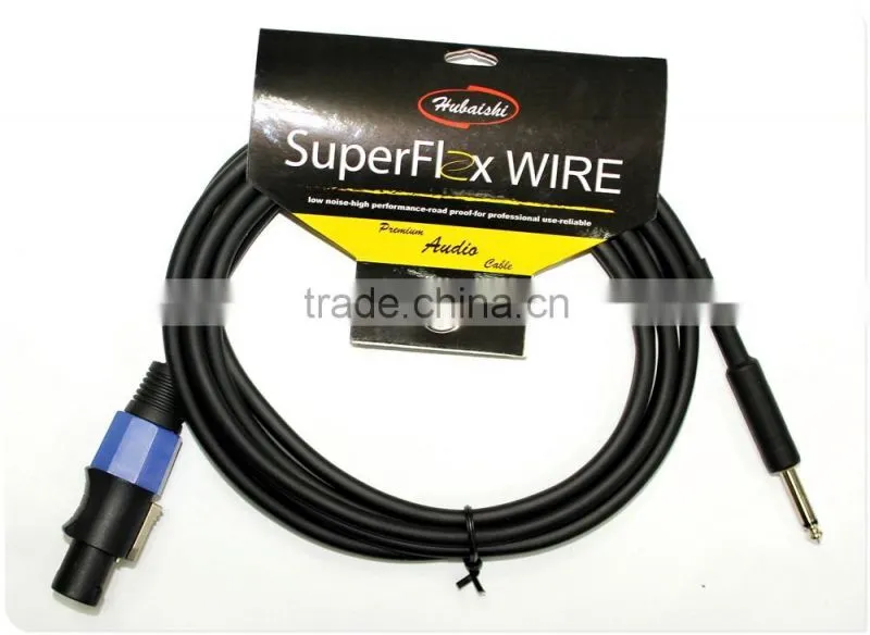 speakon cable 6.35mm mono plug