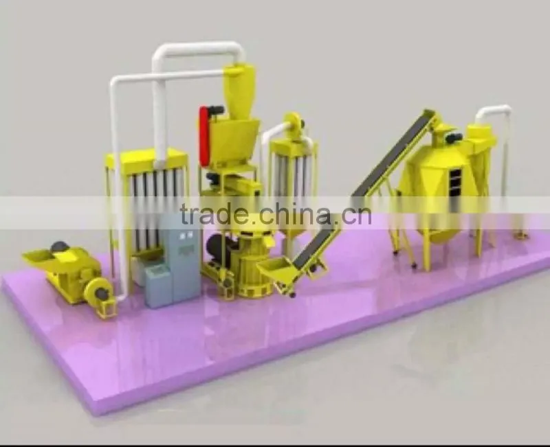 Biomass pallet mill production line
