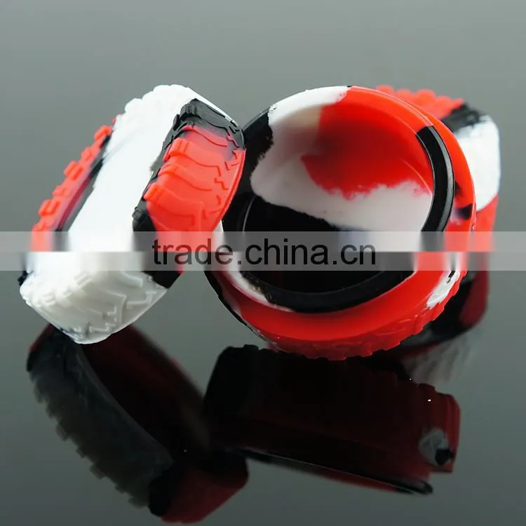 2015 best quality silicone weed jar wax/oil containers fashion wax jar from RHS