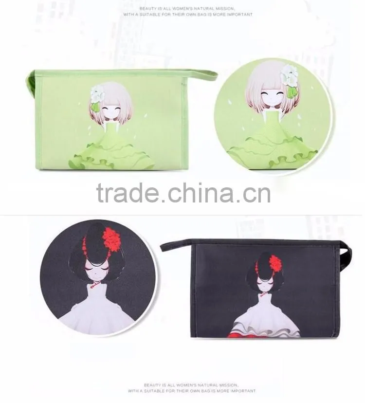 large capacity cosmetic bag hand waterproof makeup bag washing bag