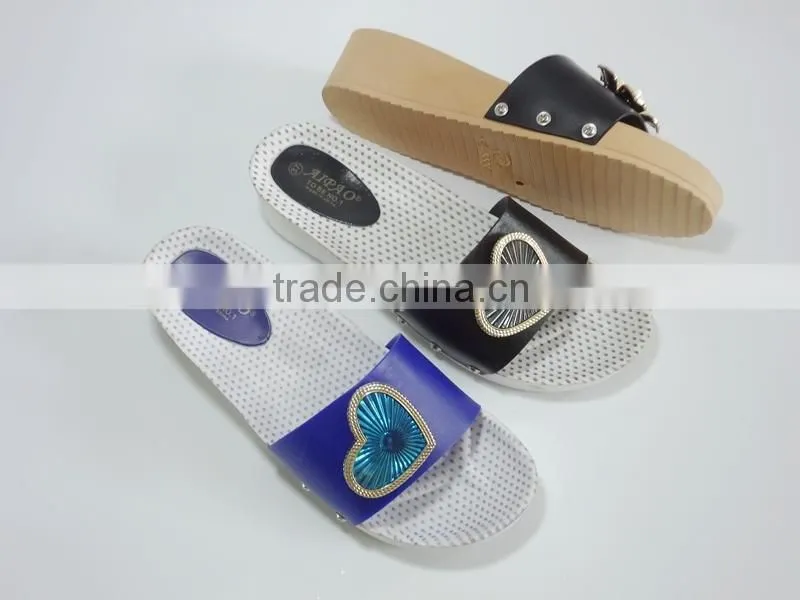 New Design Design High Heel Ladies PCU Slippers