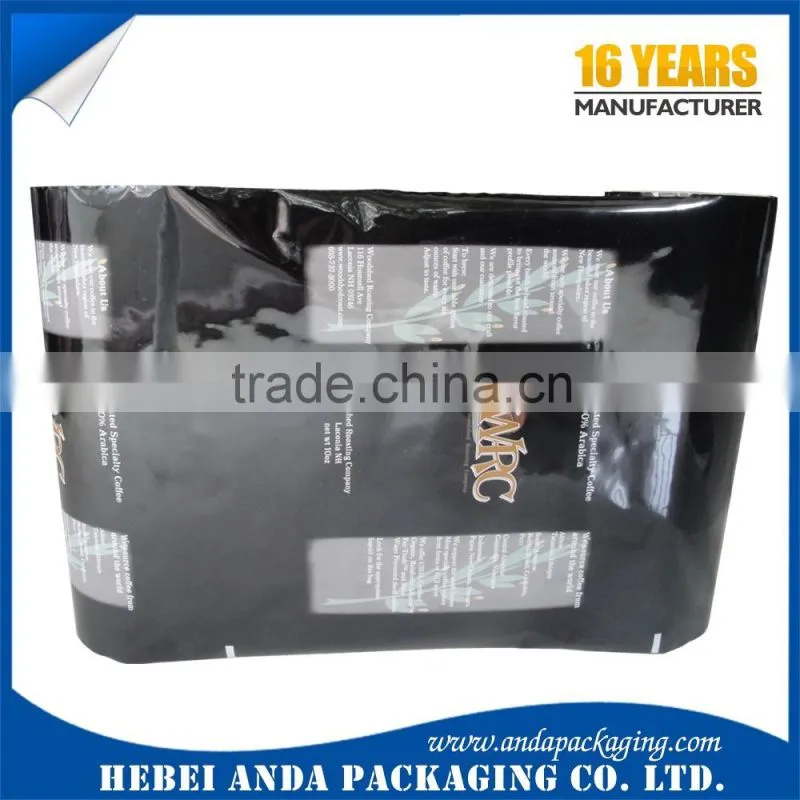 Moisture proof feature food packaging plastic film roll printed cling film