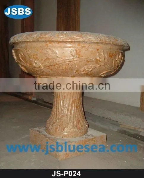 Handmade Stone Mini Artificial Flower Pot China Manufacture