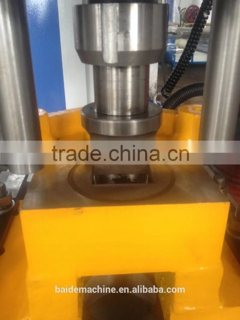 Q35Y Hydraulic double head steel punching machine with automatic cooling system