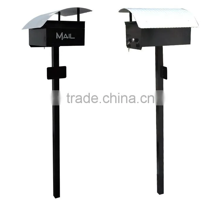 New Style Wrought Galvanized Free Standing Waterproof Letterbox
