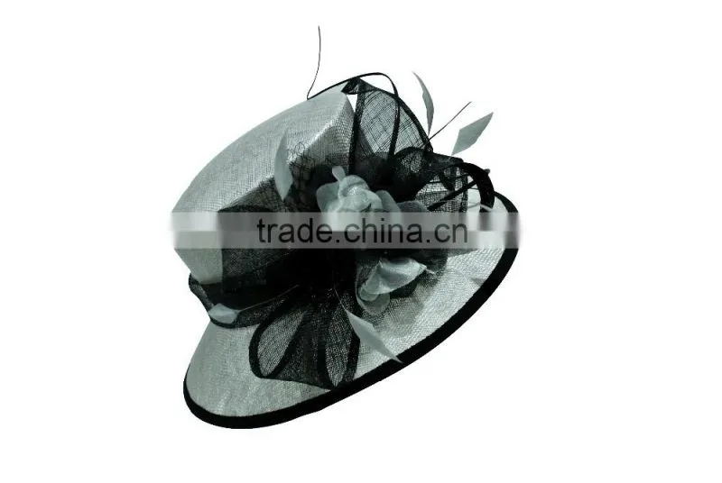 Ladies Fashion Sinamay Fashion Hats As Decorate Summer Hat