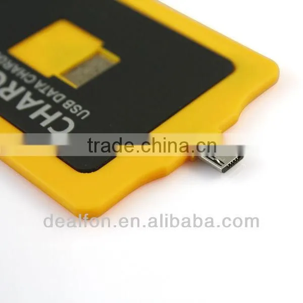Universal Micro USB Sync And Charge Card for Samsung S4 S3 Note2