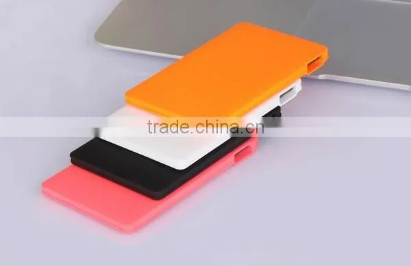 AWC711 2000mah 6.5mm Thin Smart gift charger recharger smallest mobile phone battery power bank