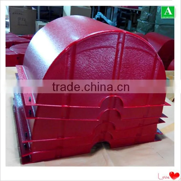 Vacuum forming hard white ABS plastic cover in ShenZhen