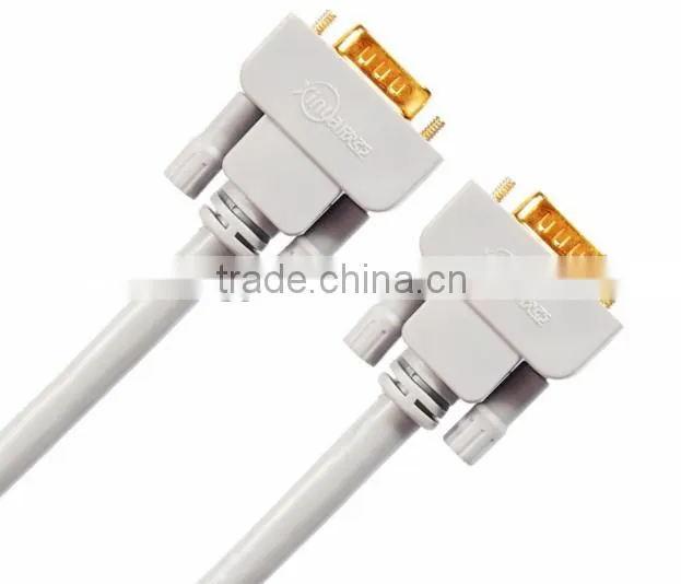 Xinya factory best price New 1.5m 3m VGA Cable Male to Male Extension Monitor Cable