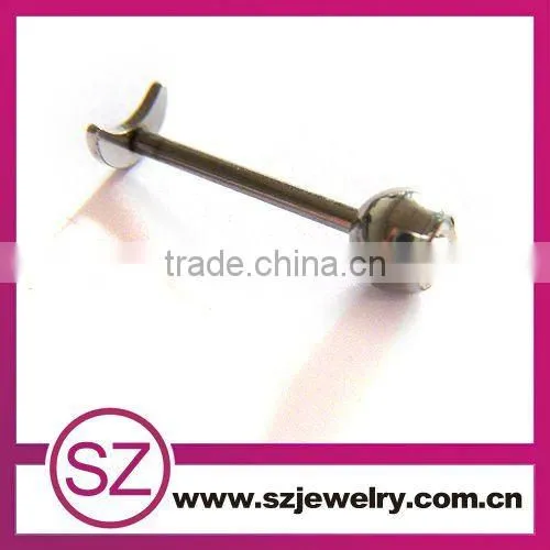 D64 fake barbell piercing