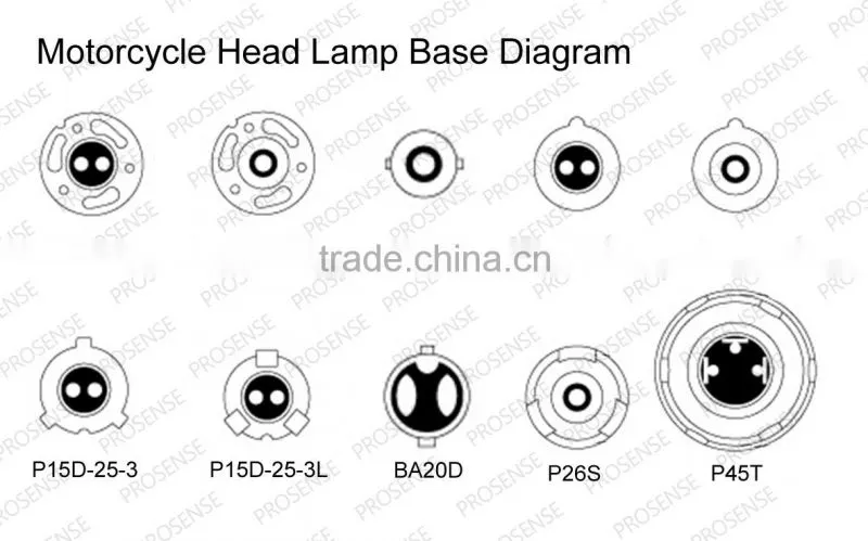 super white 12v 35/35w motorcycle bulb for AX100