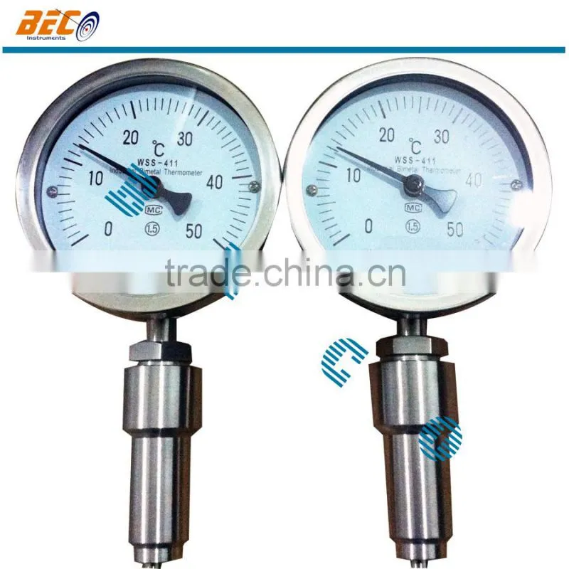 high quality incubator thermometer with dial stem WSS-411C