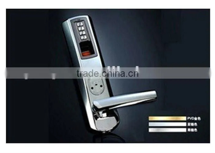 Fingerprint(password,mechanical key,fingerprint) Security door lock PY-8908
