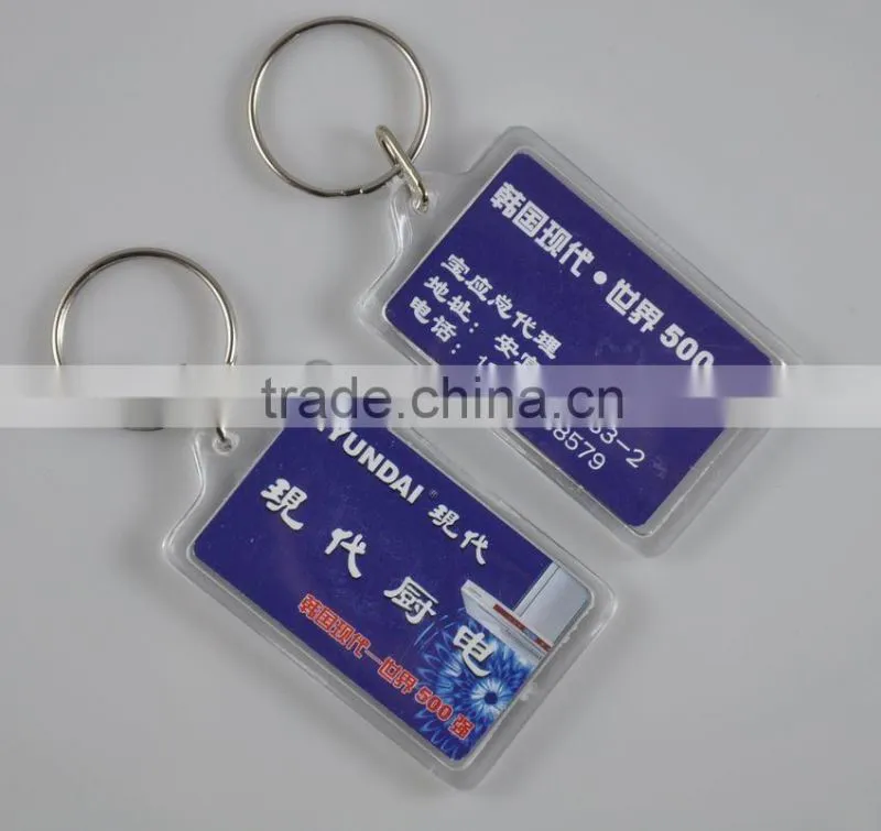 Wholesale custom laser cut printed acrylic keychain for souvenir gift