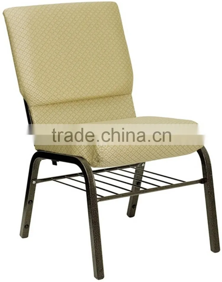 Church Chairs Upholstered Cushion Stacking Church Chair for sale