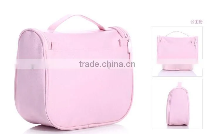 2013 Fashion Well Designed hanging Cosmetic Bag Organizer For Ipad with 2 compart