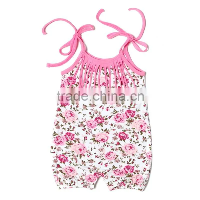 2016 Ningbo C hina Kaiya 100%Cotton Wholesale Outdoor Printed Baby Jumpsuits