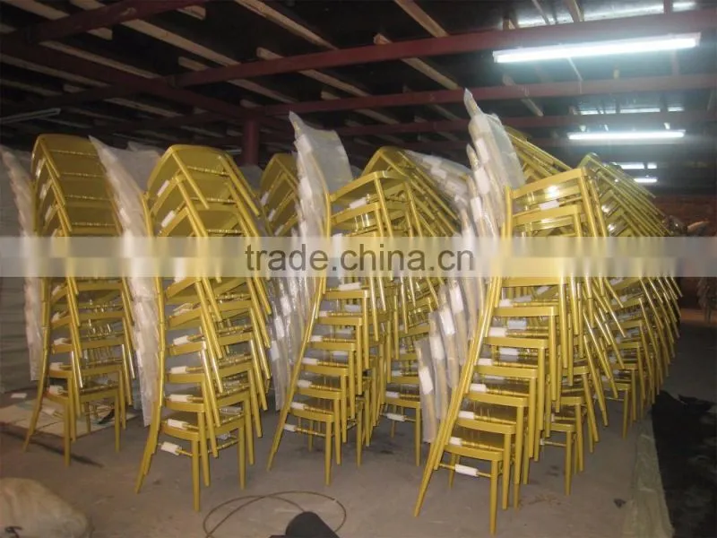 Metal wedding banquet chiavari chair