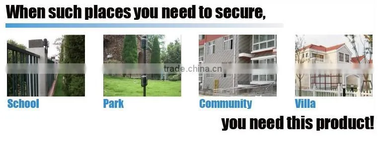 Infrared 3 Beams Wall Sensor Detector for Burglar Alarm System Security