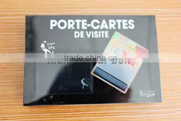 2014 new pvc tian de box for business card