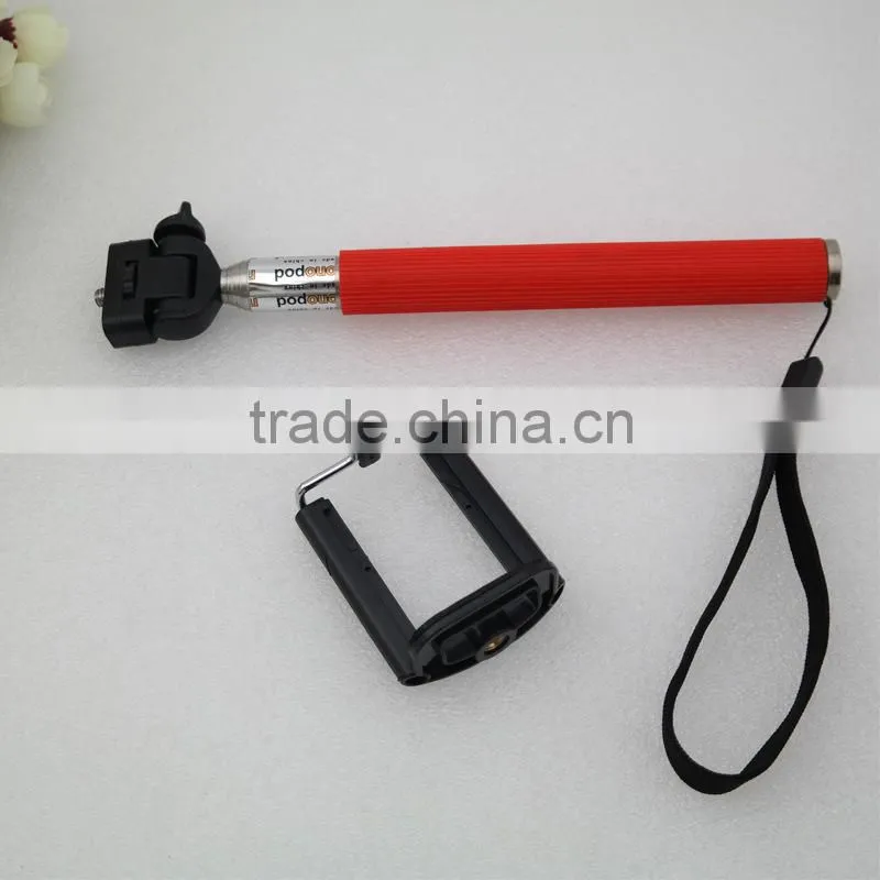 Portable Handheld Self-Timer Monopod for Camera & Phone Telescopic Extendible Selfprotrait Stand Holder for Iphone / Samsung