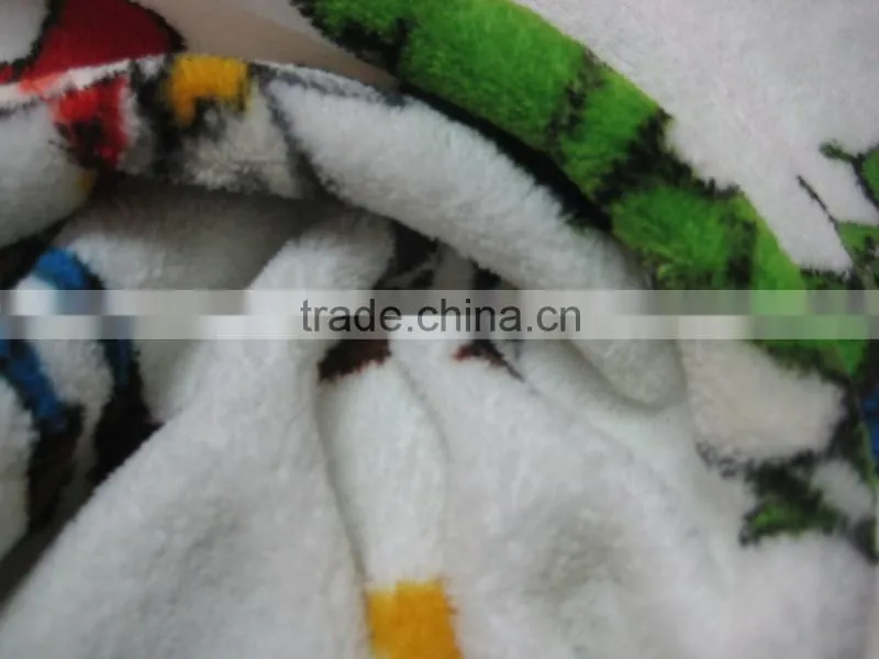 Promotion Print Polar Fleece Receiving Baby Blanket