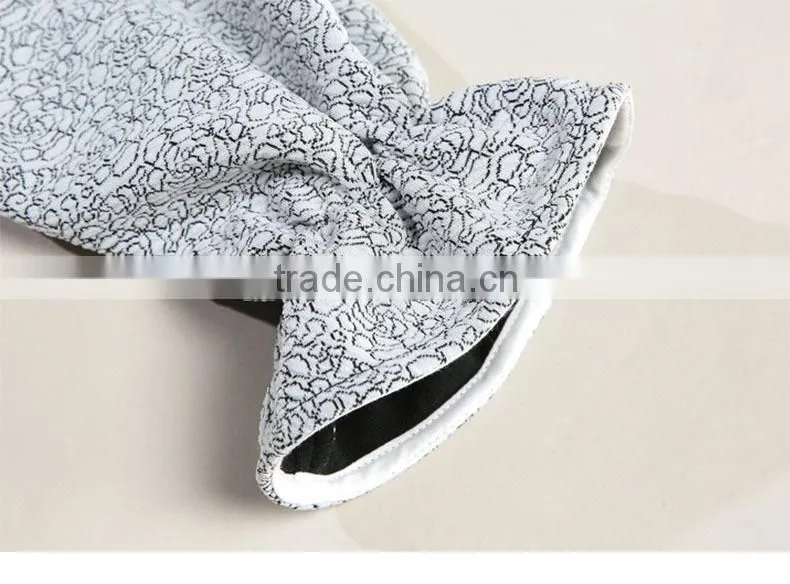 hit color Lace cuff designs adies office wear