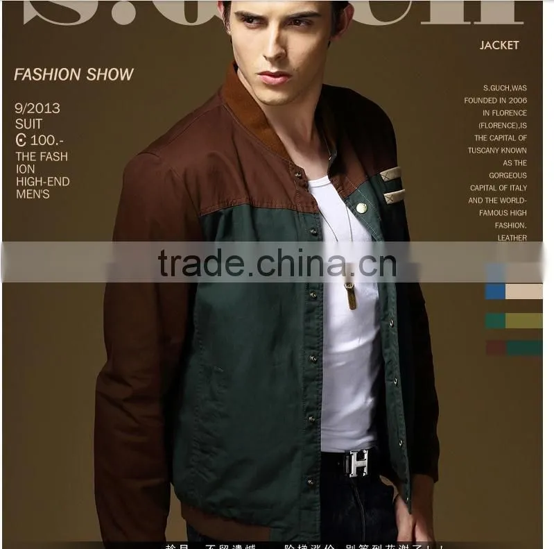 Spring and Autumn new men's casual cotton collar Korean wave of men thin coat jacket cotton jacket