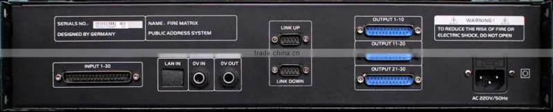 OBT-8910 Fire alarm evacuation system for 0V/24V signal trigger,voice evacuation system