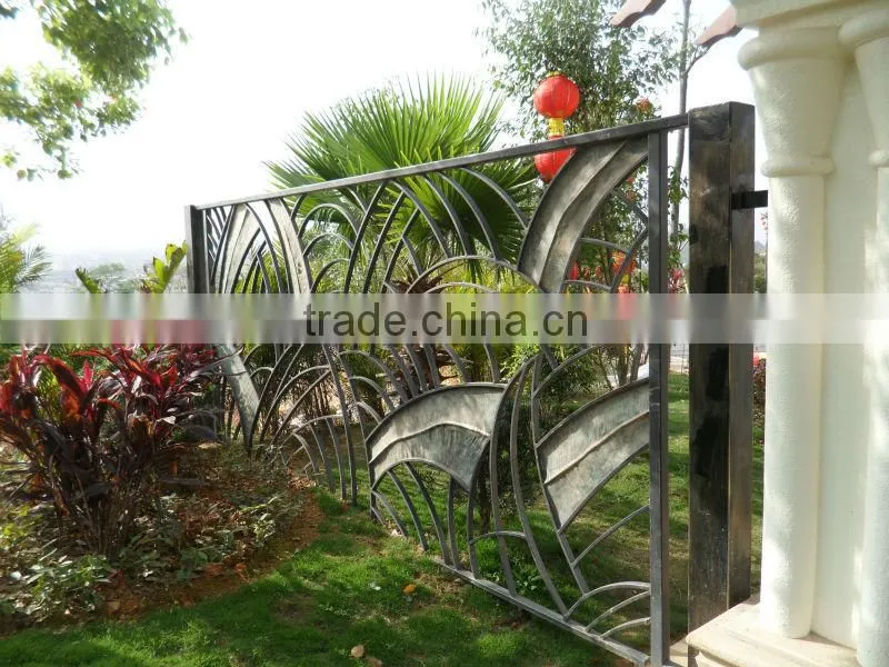 Top-selling hand-forged patio wrought wrought iron fence parts