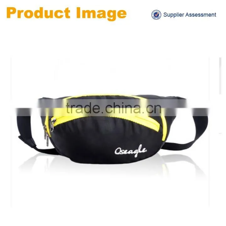 New style wholesale multi color portable sport elastic waist bag,sport funny pack
