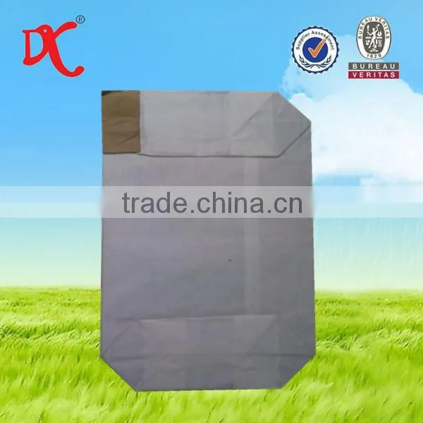 Custom unprinted white kraft paper valve bag loading 25kg