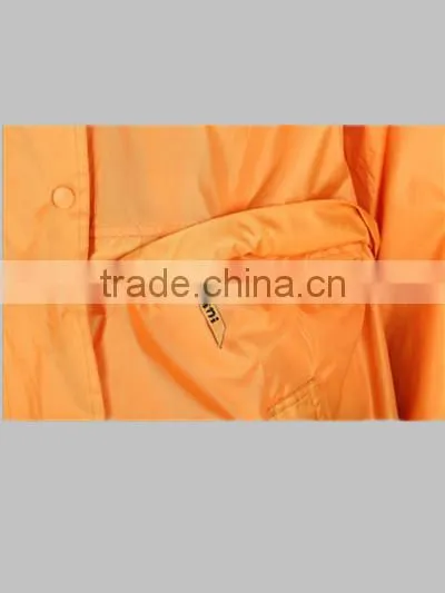 Waterproof Rain Jacket Wholesale Rain coat with concealed hood Made in China