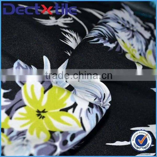 one piece printing poly waterproof pongee fabric with colorful and various cartoon printing