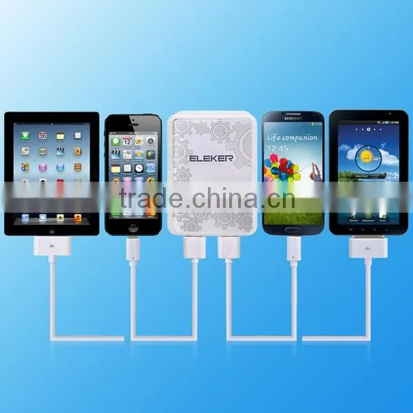 Hot Selling 4 USB Port UK Plug Travel Wall Mobile Charger Power Adapter For Iphone