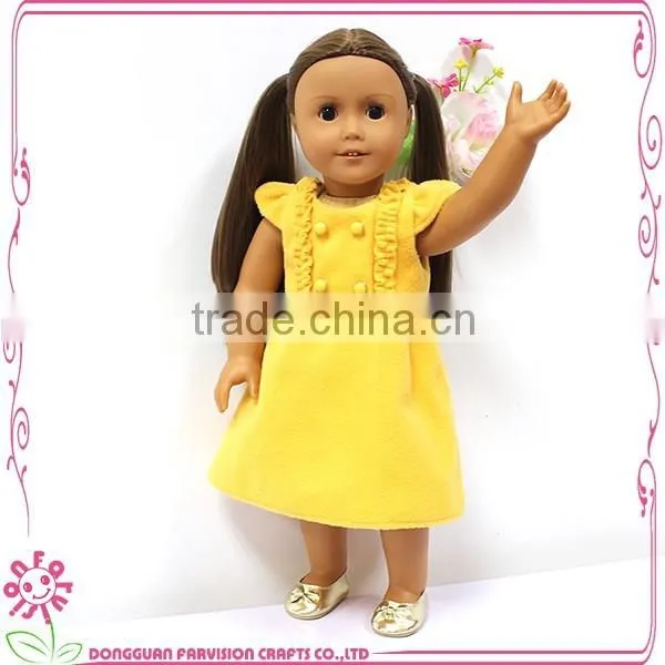 Fashion girls toys pretty vinyl girl doll baby vinyl plastic doll