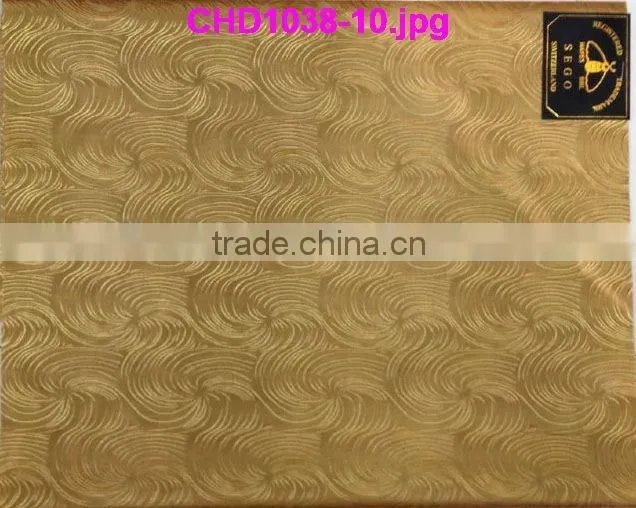 CHD1038-8 2014 African style high quality nice design Sego headtie ,two pieces in one pack on wholesale price