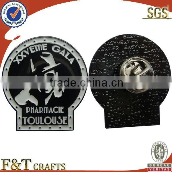 promotional advertising gift metal flashing badge