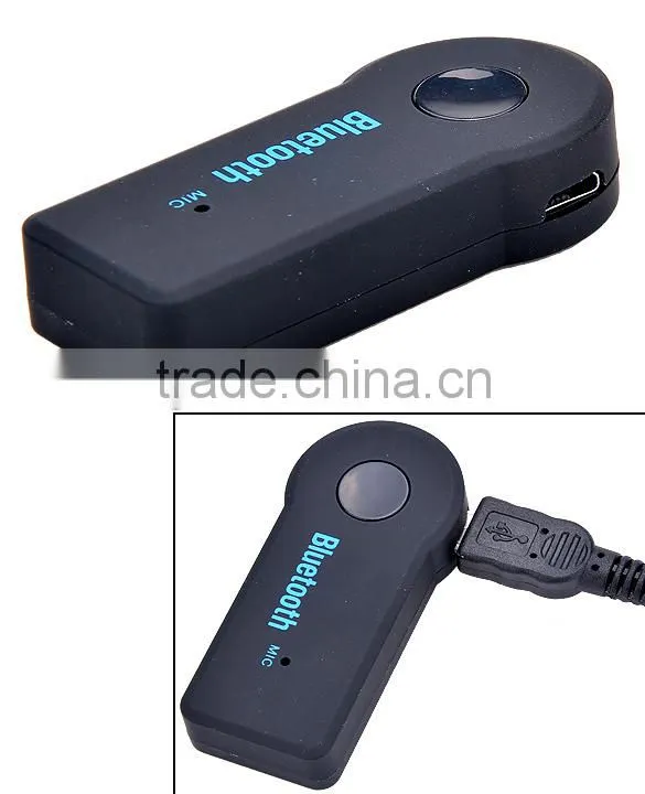 3.5mm Car Home Stereo Audio Bluetooth Hands-free Music Receiver Mic Cable Adapter SV007306