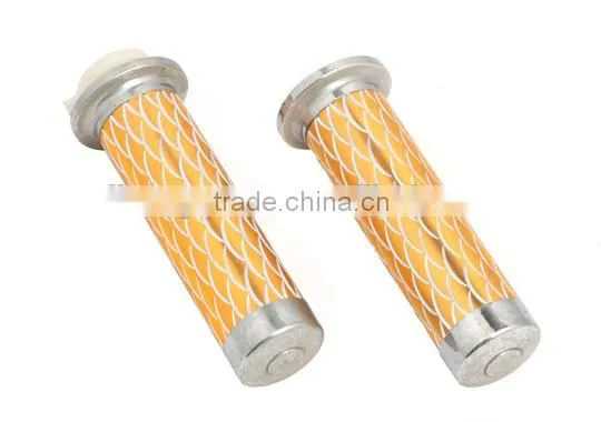 white color aluminium handlebar handle grip