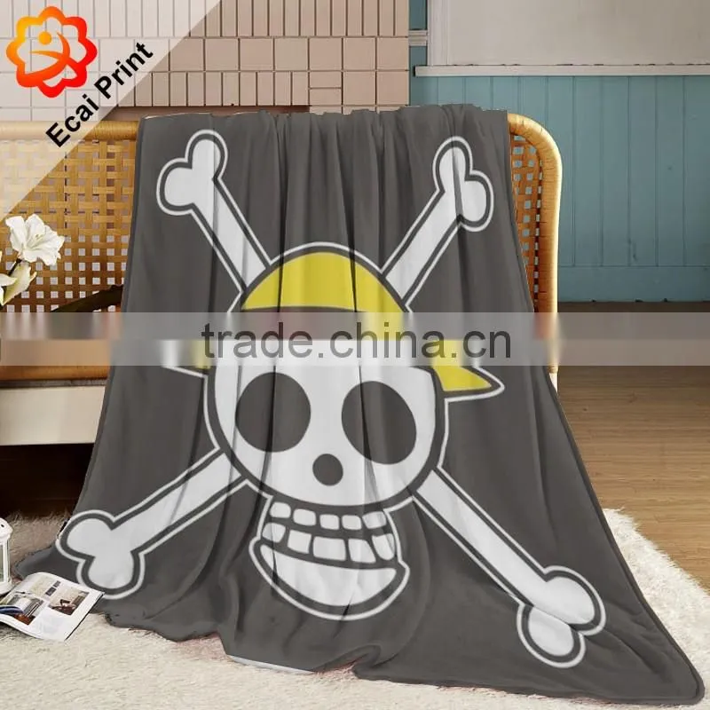 Wholesale home printing custom made fur blanket
