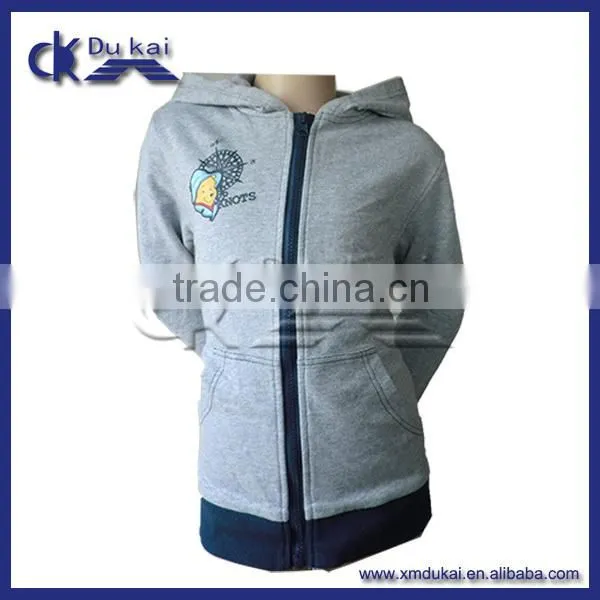 kid's custom zipper hoodies sweatshirts
