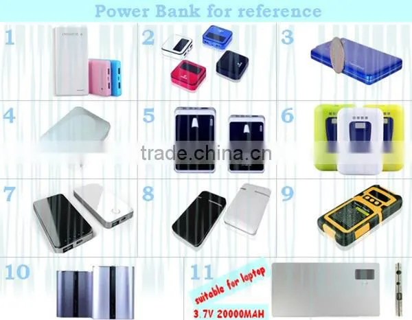 smartphone battery power bank small size retail packing +adapters all in one power banks