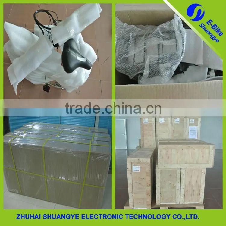 Shuangye 2015 new mountian bike full suspension carbon mountain bike electric bike