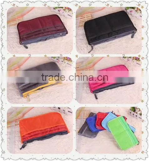 Diferent Color Nylon packing organizer Cosmetic Bag,storage bag