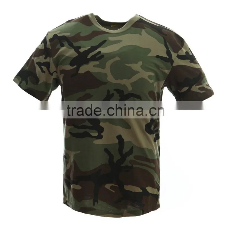 100% Cotton Military T-shirts with Many Color