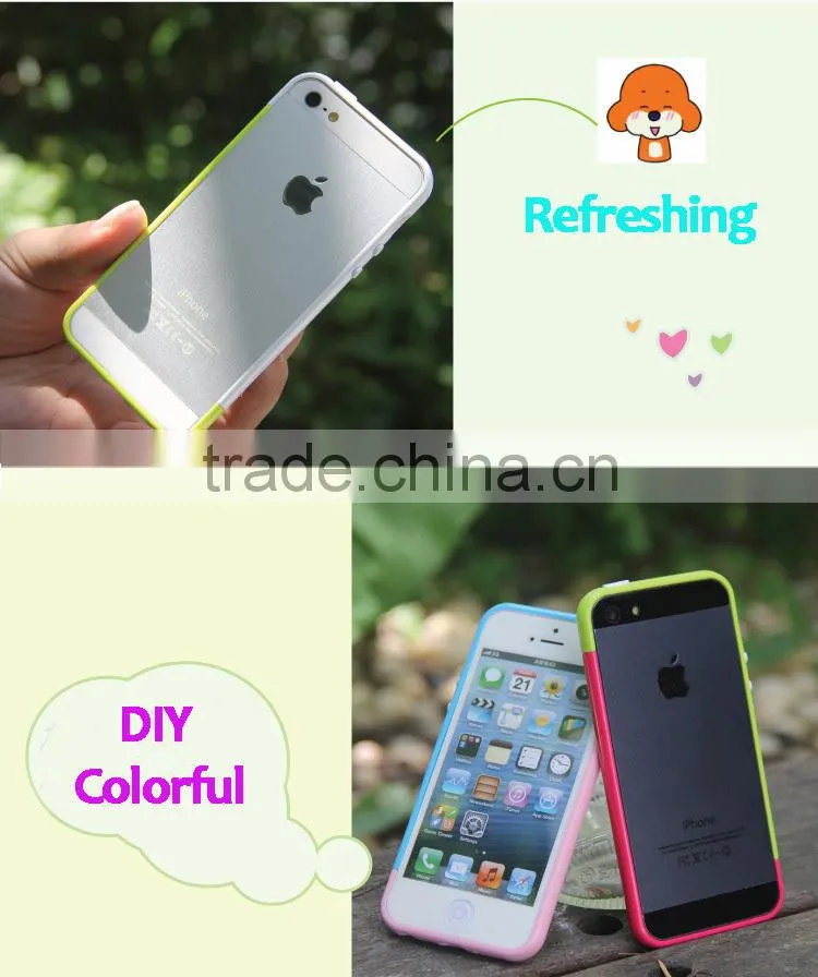 Fashionable design custom cell phone cover case for iphone6 6s bumper frame case