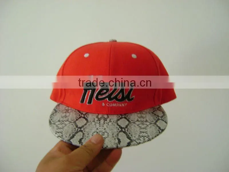new design custom snapback hat/hip hop snapback hat and cap/flat bill snapback hats with 3D embroidered logo