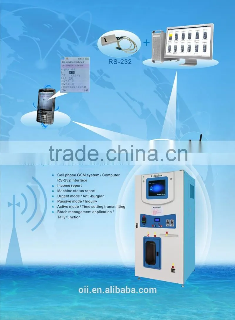 Self-service bagged ice equipments